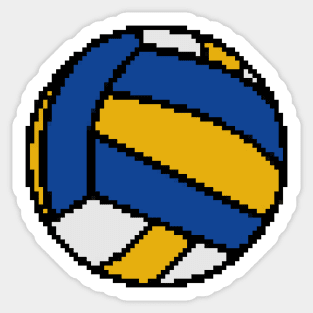 Volleyball Pixel Art Sticker